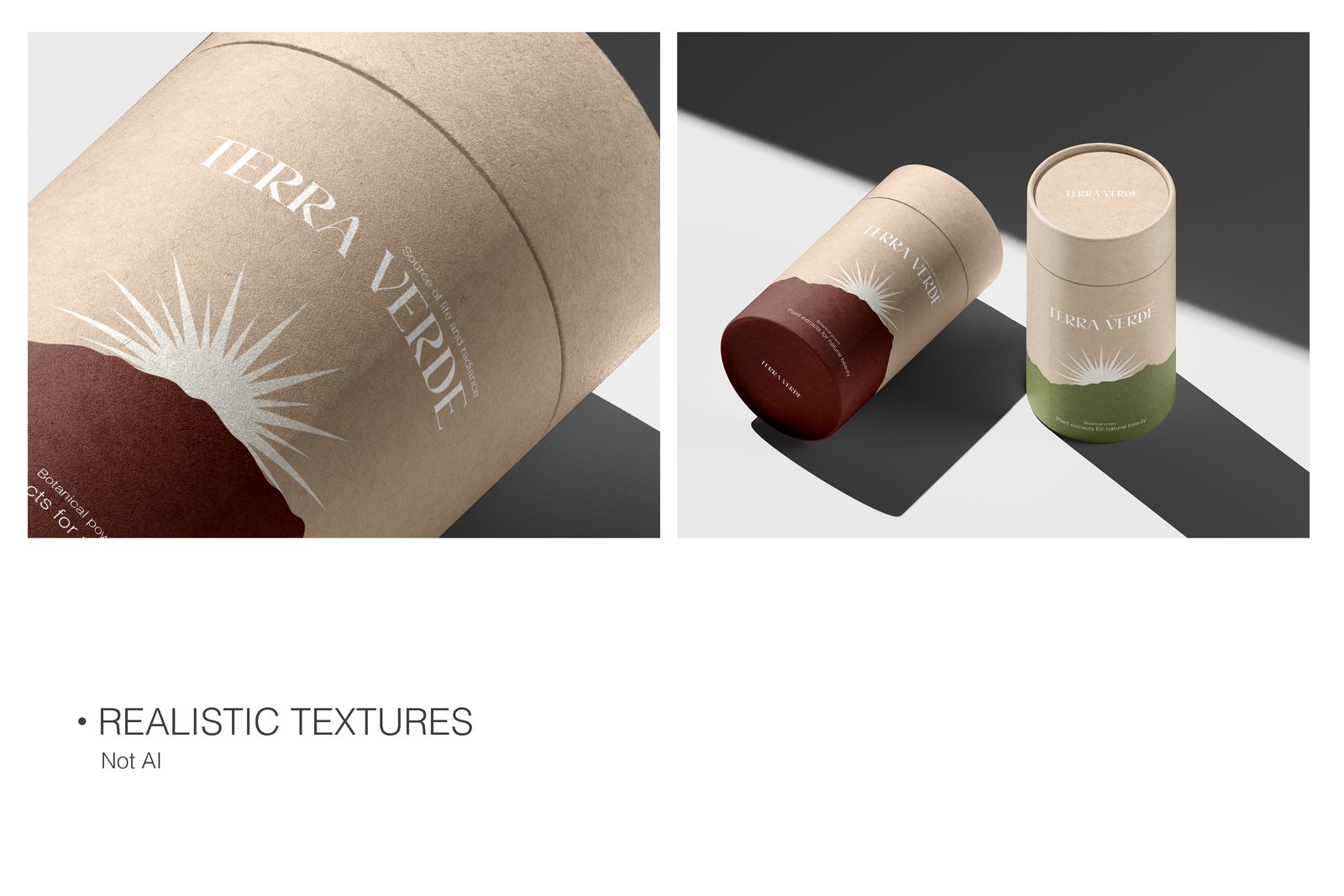 Paper tube mockups