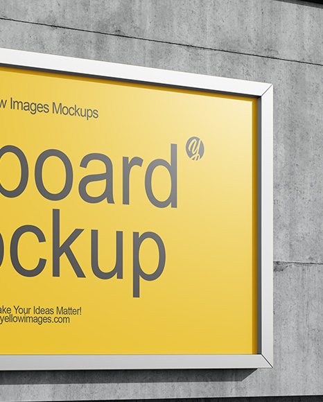 Billboard on the City Street Mockup