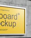 Billboard on the City Street Mockup