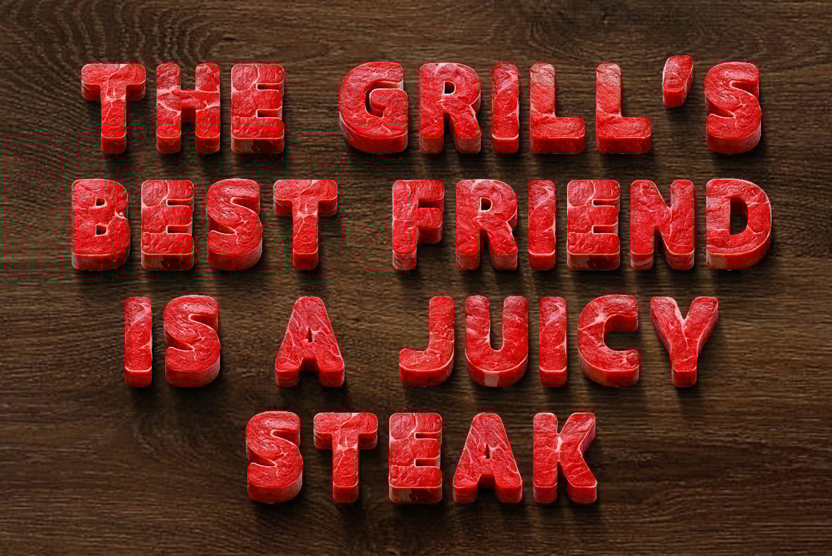 Row Meat Font