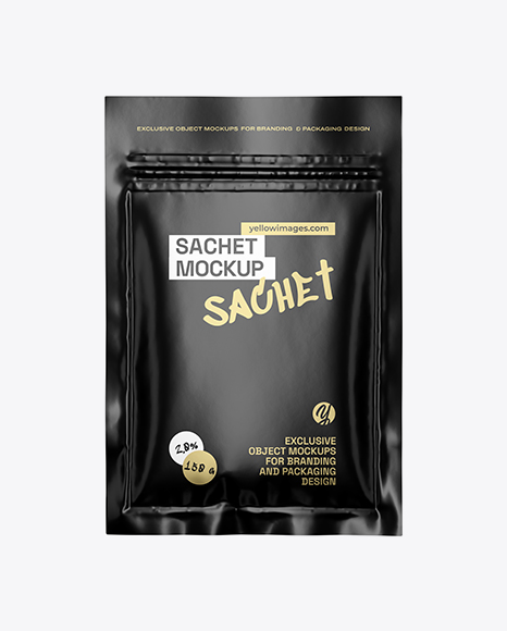 Matte Sachet Mockup