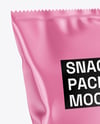 Glossy Snack Package Mockup