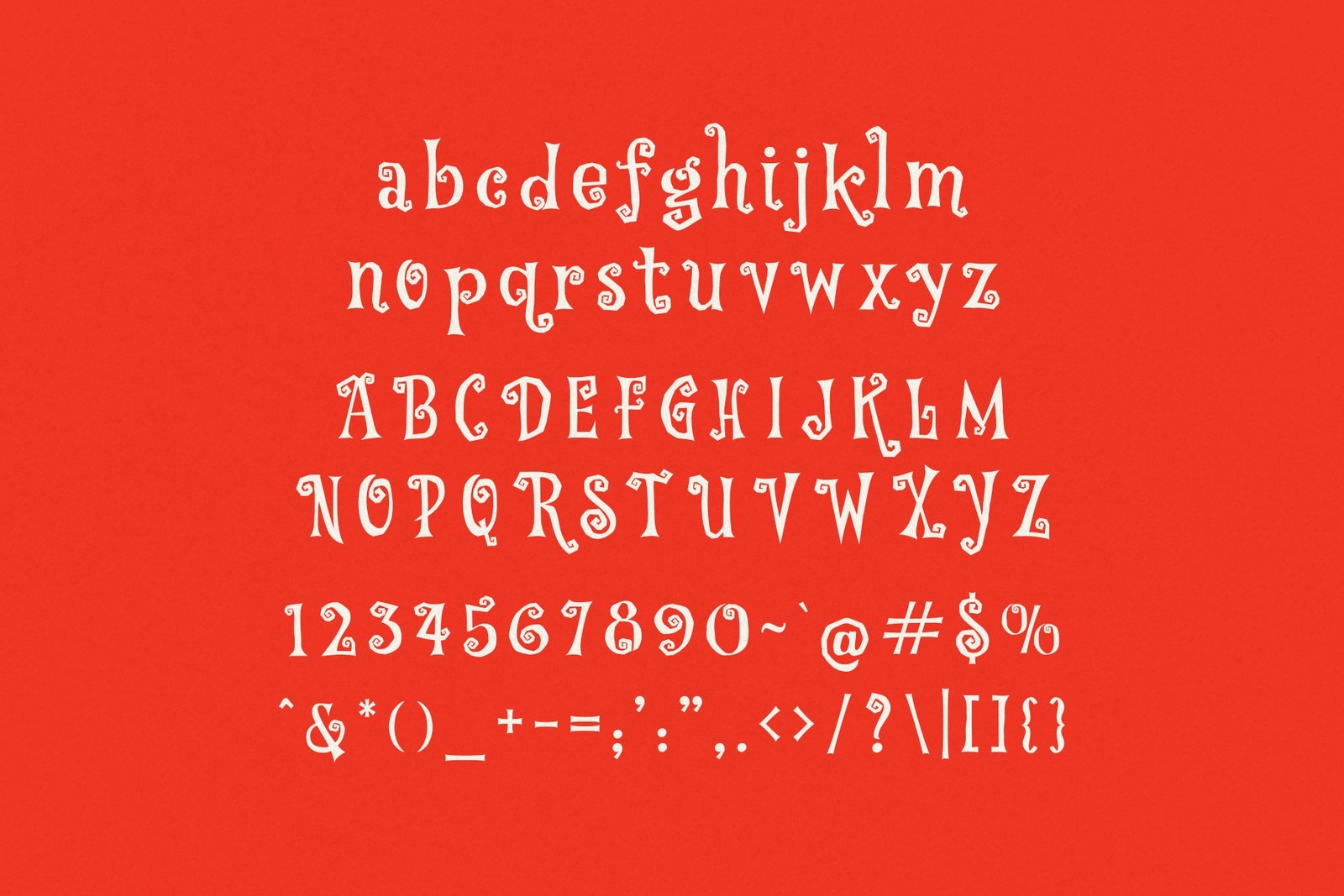 Rest in Pizza - Spooky Typeface