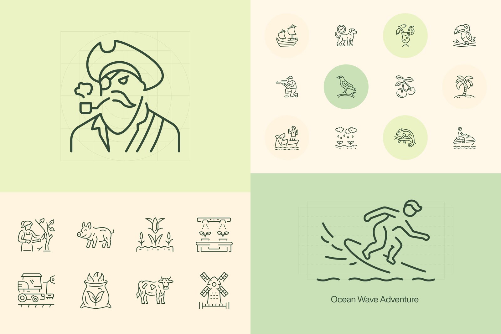 Nature and Adventure Icon
