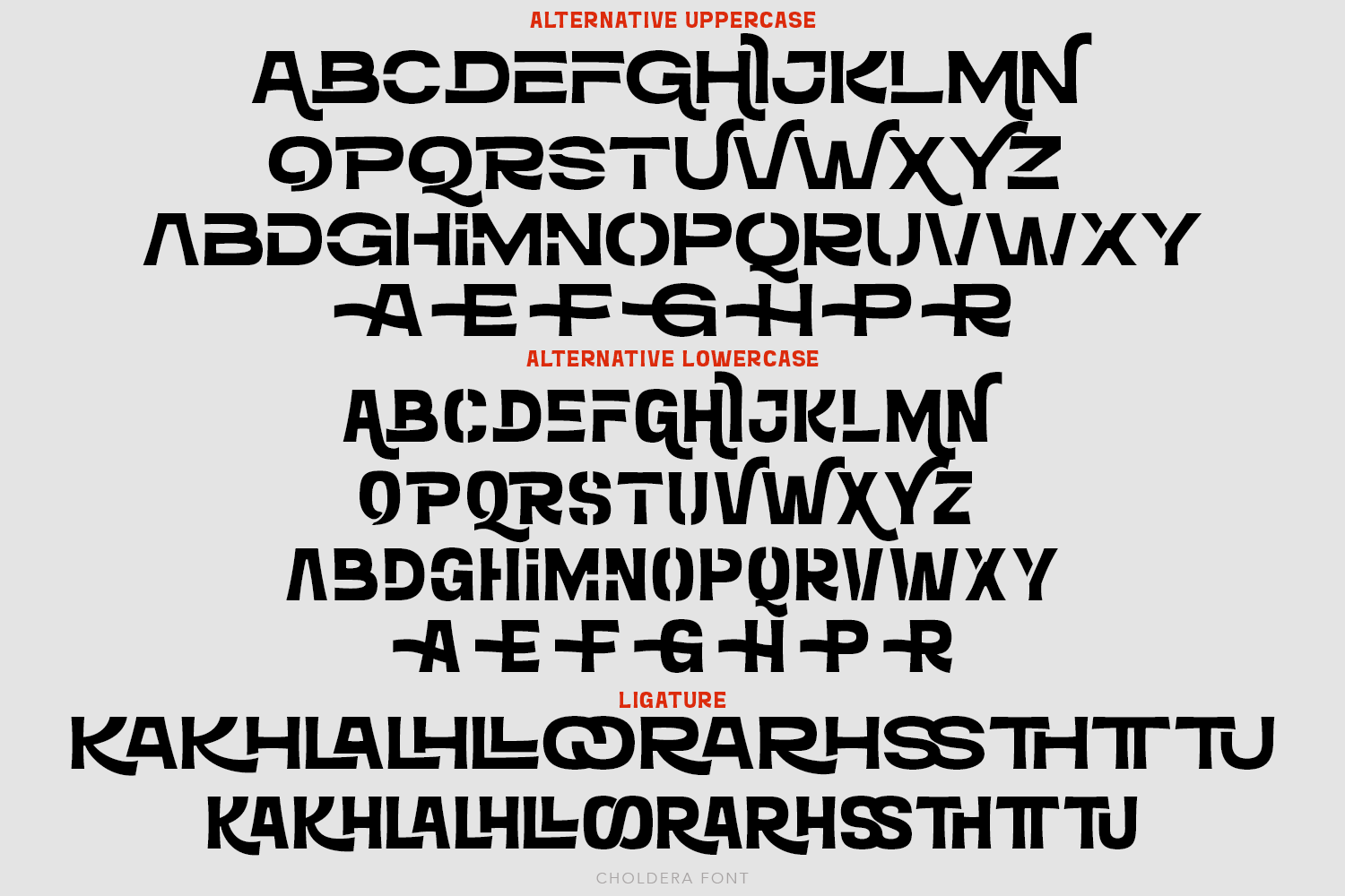Choldera Font