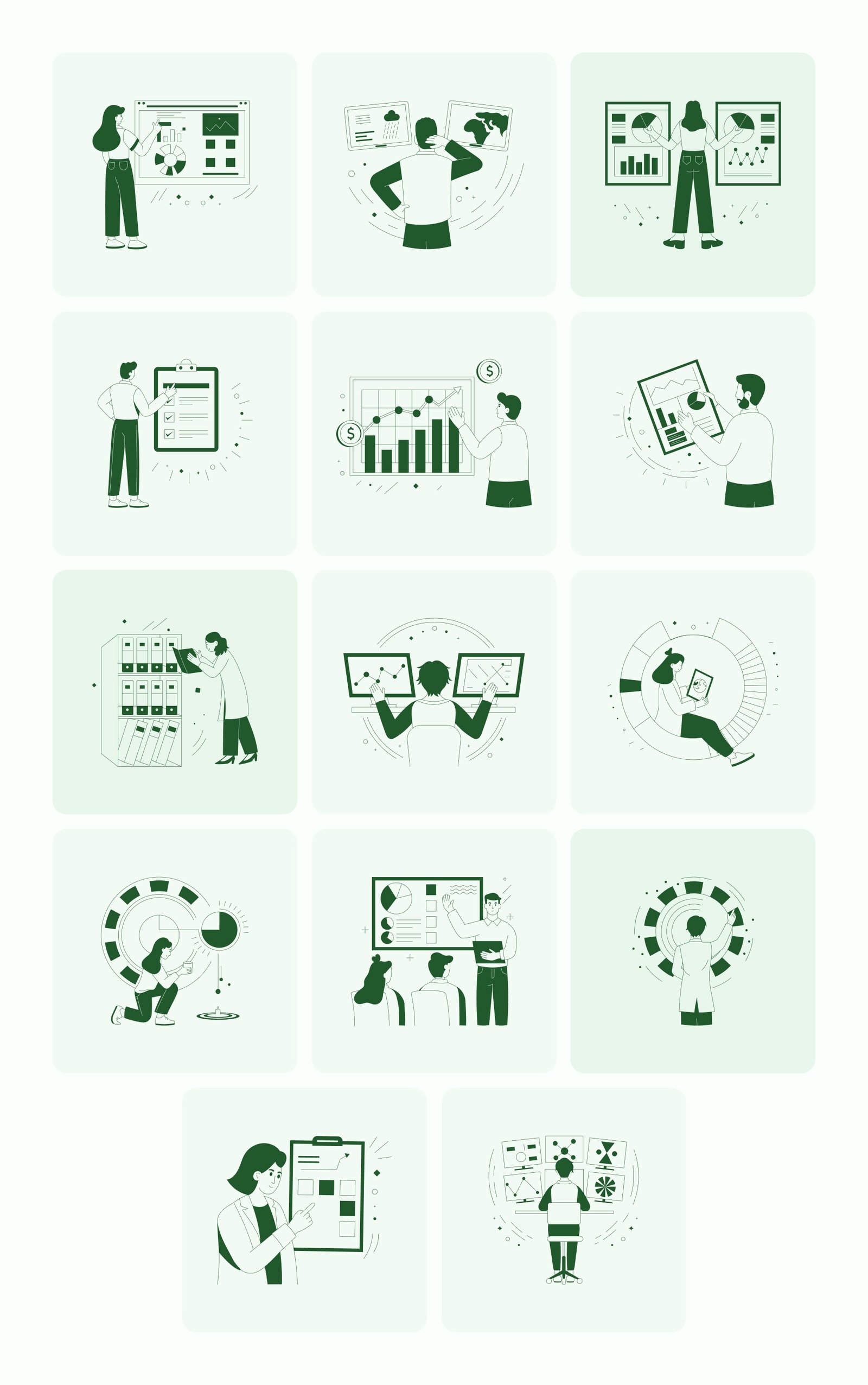 Research Illustration Set