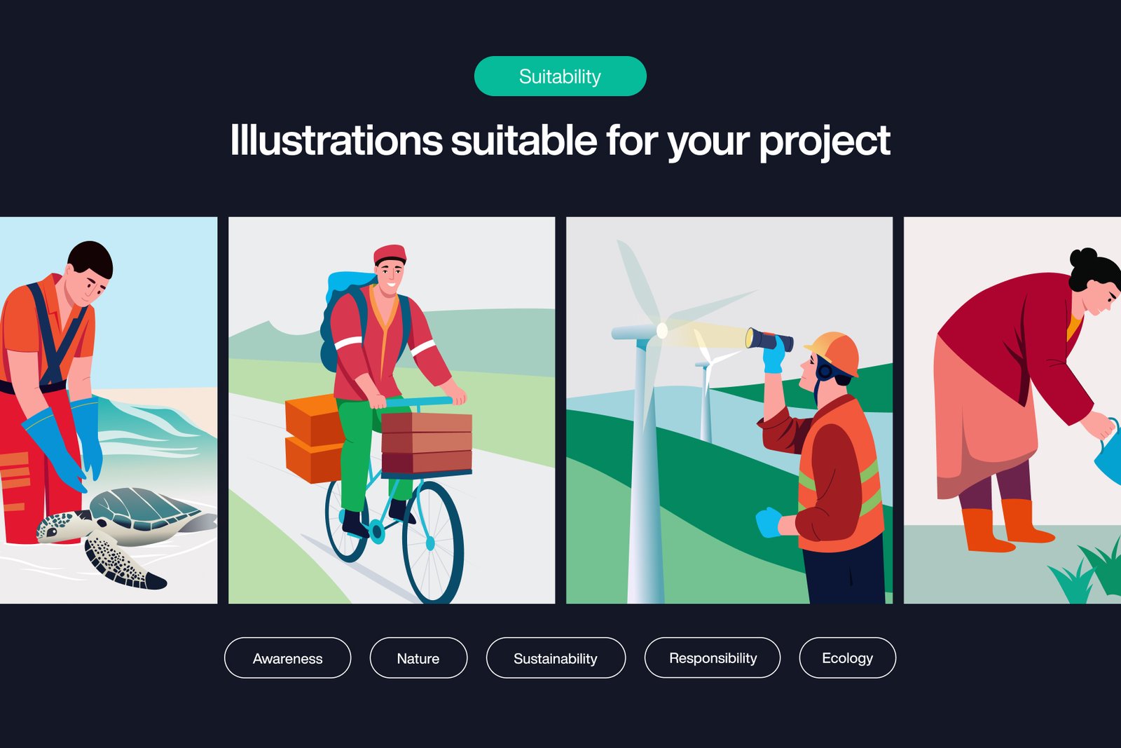 Environment Illustration Art Set