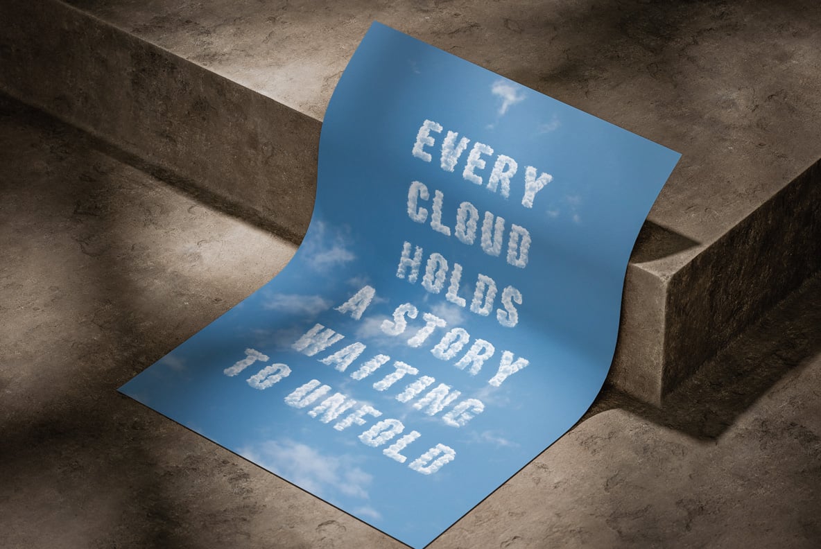 Puffy Clouds Font