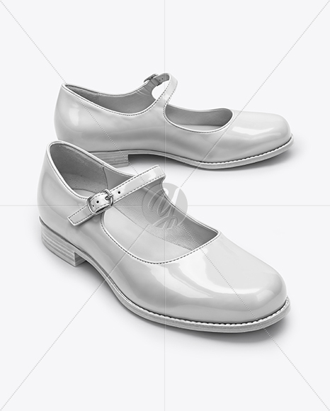 Pair of Mary Janes Mockup
