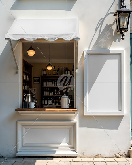 Mini Cafe Mockup