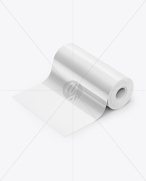 Glossy Film Roll Mockup