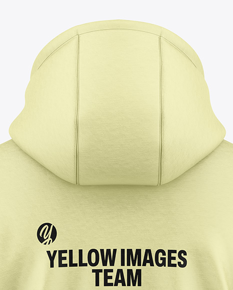 Men's Hoodie Mockup - Back View