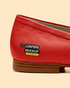 Women's Leather Loafer Mockup