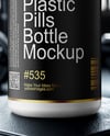 Plastic Pill Bottle Mockup