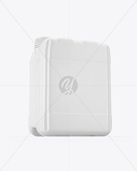 Plastic 5L Jerrycan Mockup