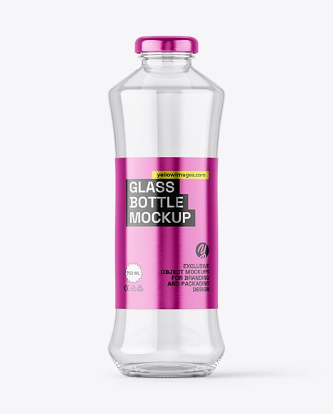 Glass Bottle Mockup