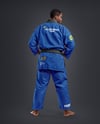 Black Man Wearing a Jiu Jitsu Gi Uniform Mockup