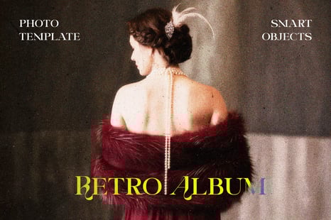 Retro Album Photo Template - Creative Store