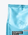 Metallic Coffee Bag Mockup