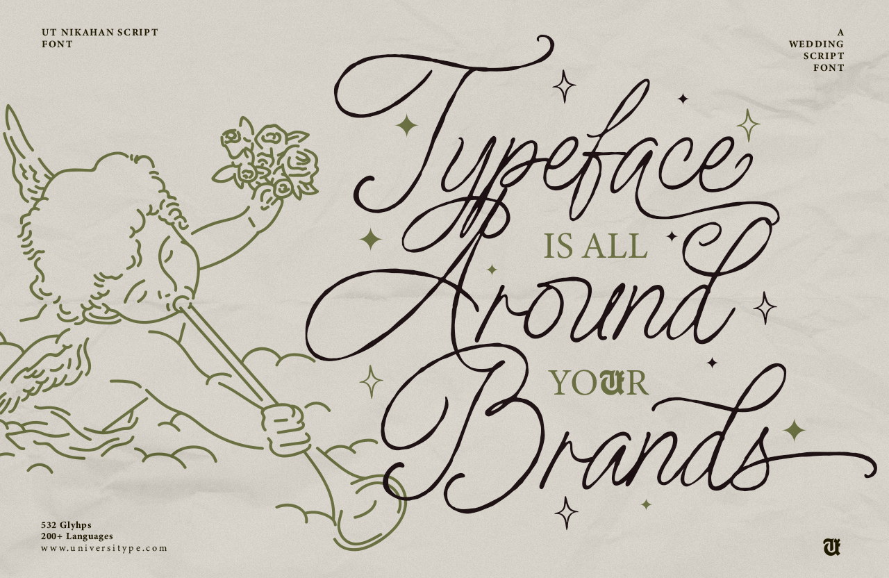 UT Nikahan Script - A Wedding Font