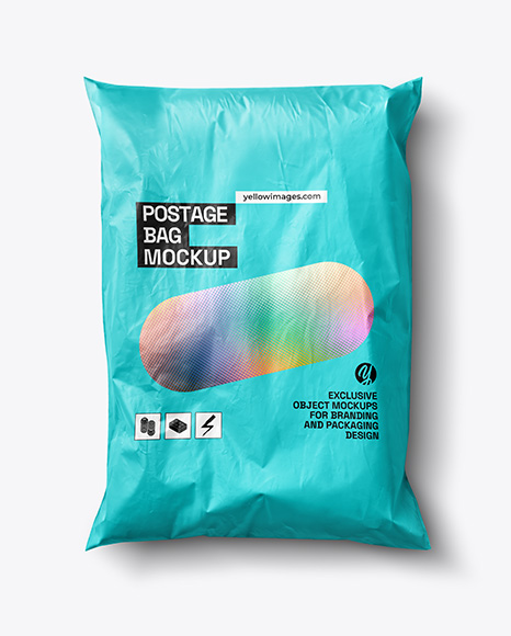 Matte Postage Bag Mockup