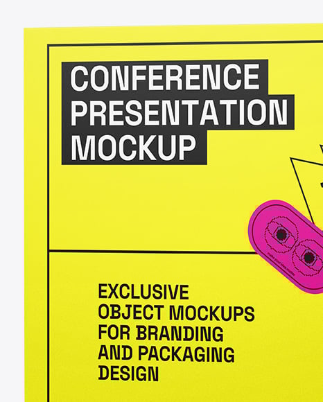 Conference Presentation Backdrop Mockup