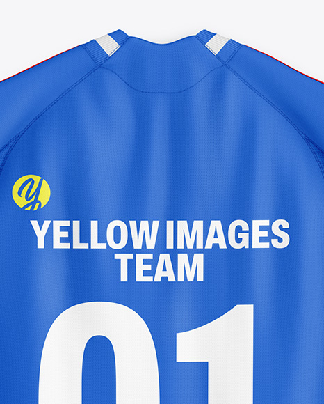 Long Sleeve Soccer Jersey Mockup