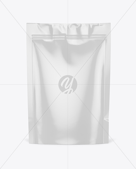 Glossy Stand Up Pouch Mockup