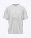 Men's Drop Shoulder Oversized T-Shirt Mockup