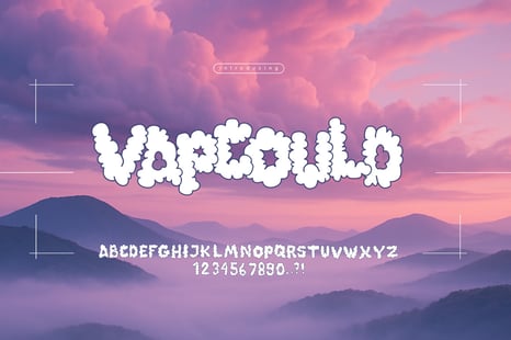 Font Vapcould - Fonts