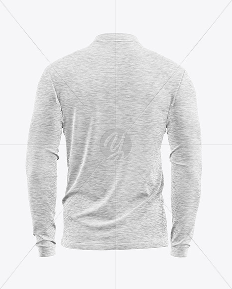 Melange Jersey Mockup - Back View