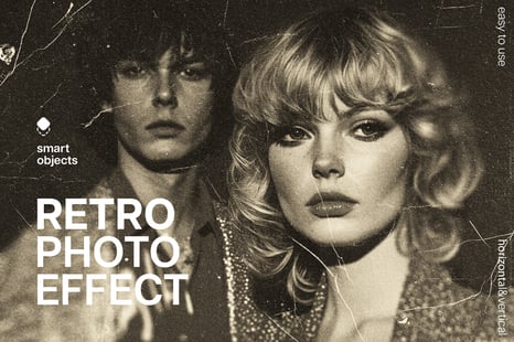 Retro Template Effect - Creative Store