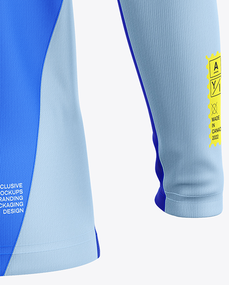 Training Long Sleeve Jersey Mockup -Back View
