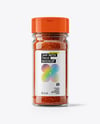 Clear Glass Jar with Taco Seasoning Mockup