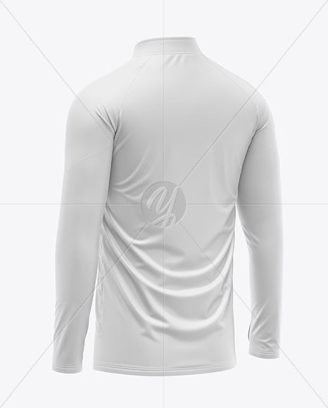 ¼ Zipper Mock Neck Long Sleeve Jersey