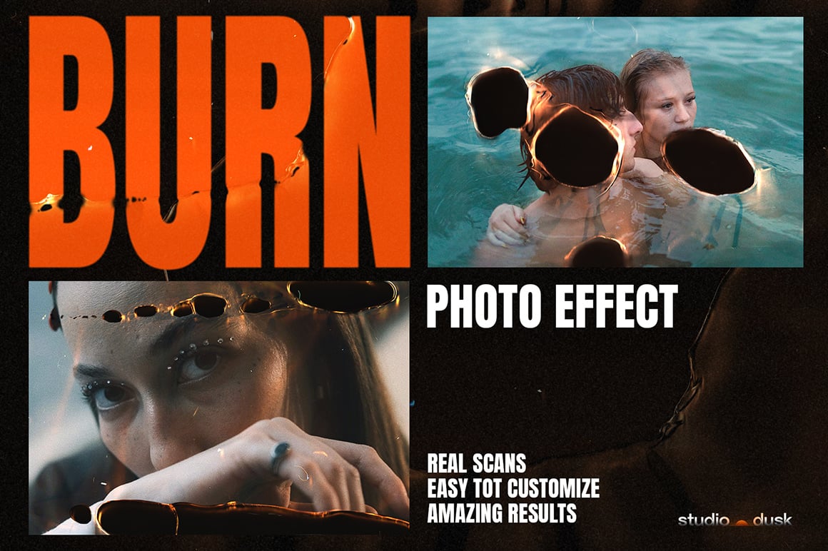 Burned Photo Effects