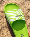 Slide Sandals on Women's Legs Mockup