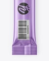 Matte Metallic Stick Sachet Mockup