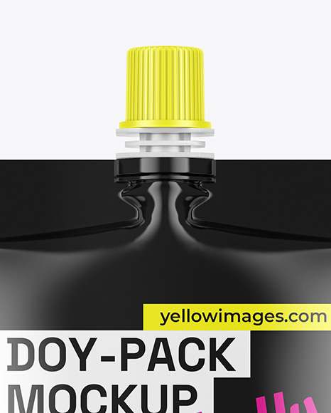 Glossy Doy-Pack Mockup