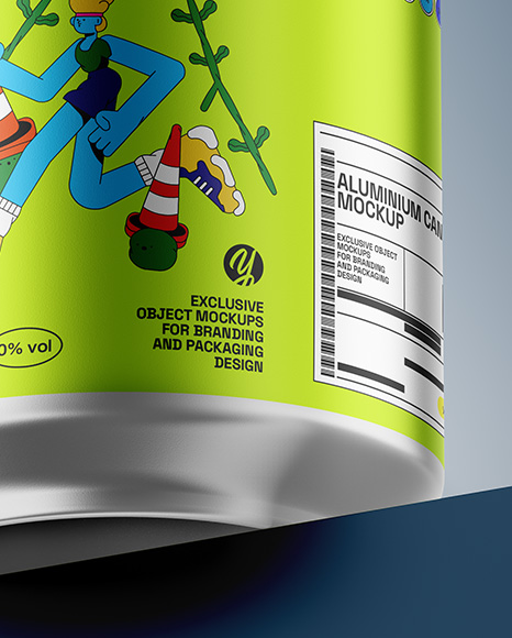Aluminium Drink Can Mockup