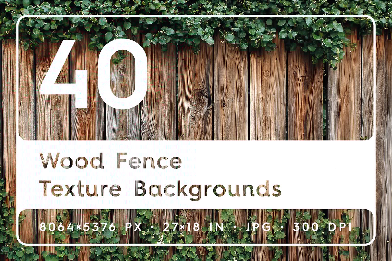 40 Wood Fence Texture Backgrounds