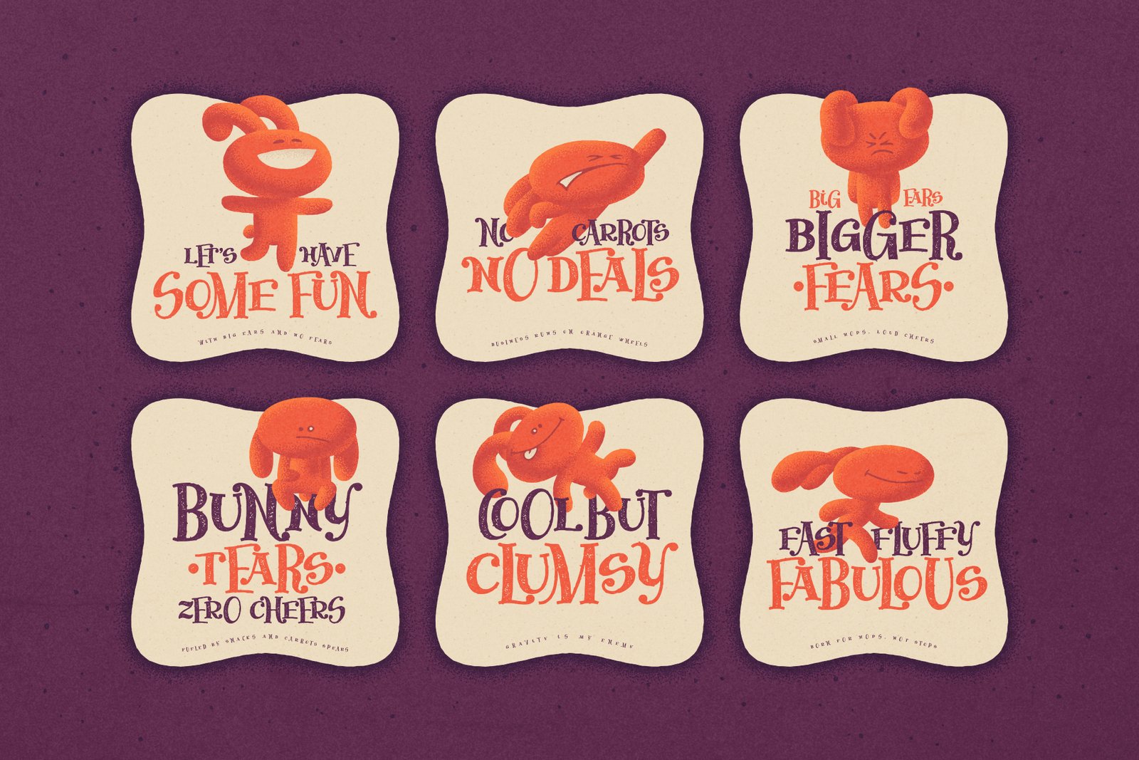 Jumping Rabbit - Funny Font