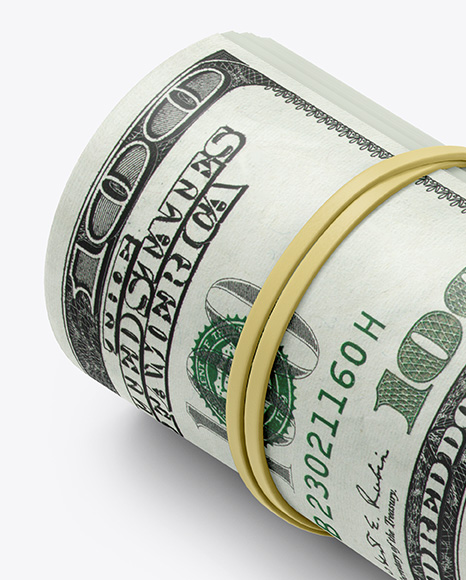 Money Roll Mockup