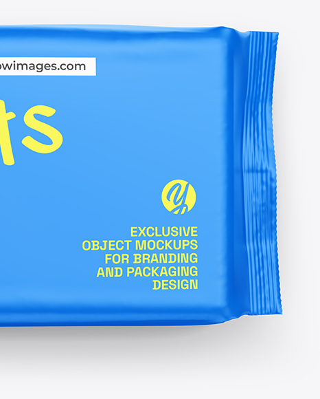 Matte Snack Pack Mockup - Top View