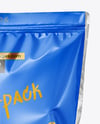 Glossy Stand-Up Pouch Mockup