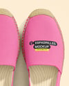 Pair of Women's Espadrilles Mockup