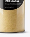 Plastic Spice Jar with Onion Powder Mockup