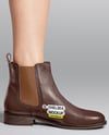 Chelsea Boots on Woman's Legs with Skirt Mockup