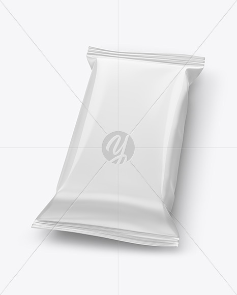 Glossy Snack Package Mockup
