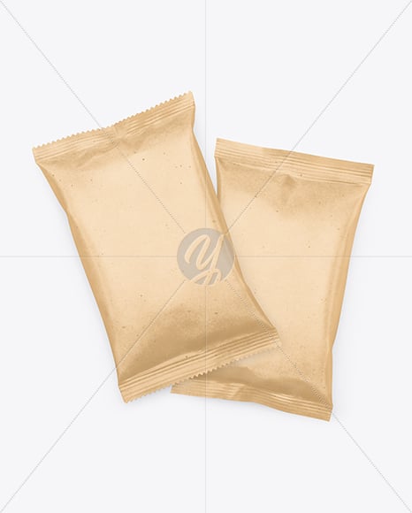 Two Kraft Snack Packages Mockup